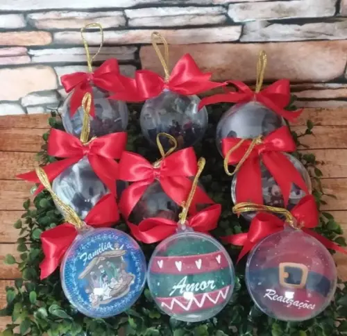 10 Bolas de Natal Personalizada