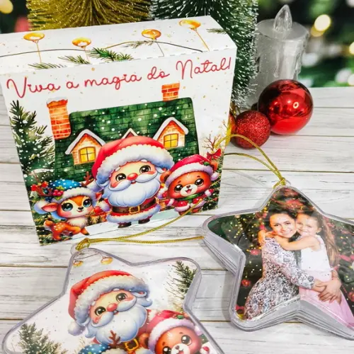 10 Estrelas de Natal com Foto