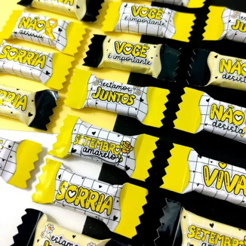 100 Balas Personalizada Setembro Amarelo