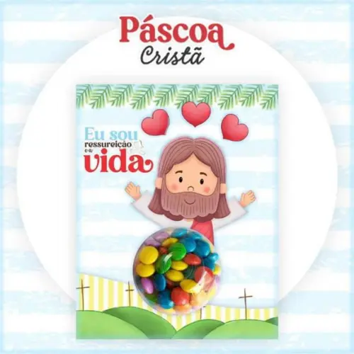 12 Card com Confete de Páscoa