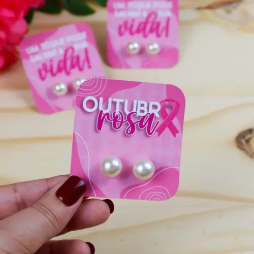 20 Cards Brinco Outubro Rosa