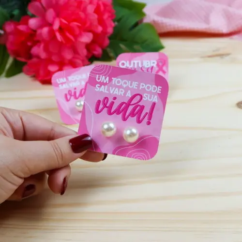 20 Cards Brinco Outubro Rosa