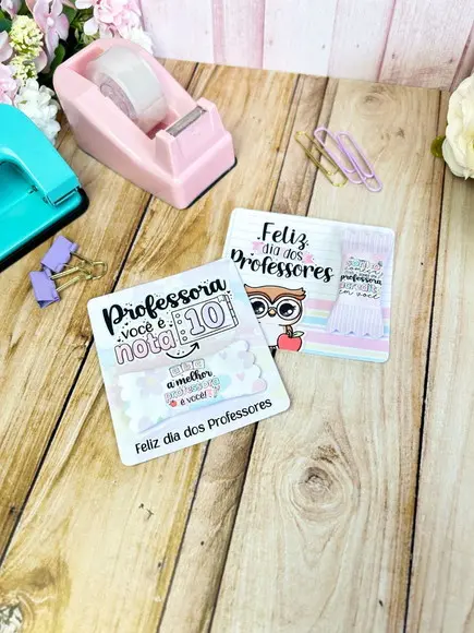 20 Cards com Bala Dia dos Professores