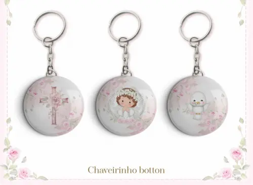 20 Chaveiros Lembrança Batizado