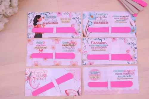 20 Lixas Personalizadas Dia das Mulheres