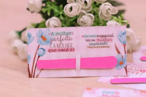 20 Lixas Personalizadas Dia das Mulheres