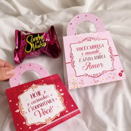 20 Porta Bombom Dia das Mães