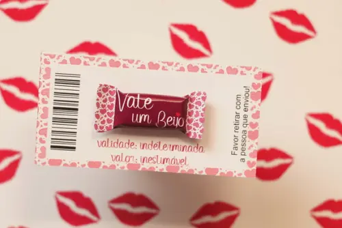 25 Card Bala Vale Beijo