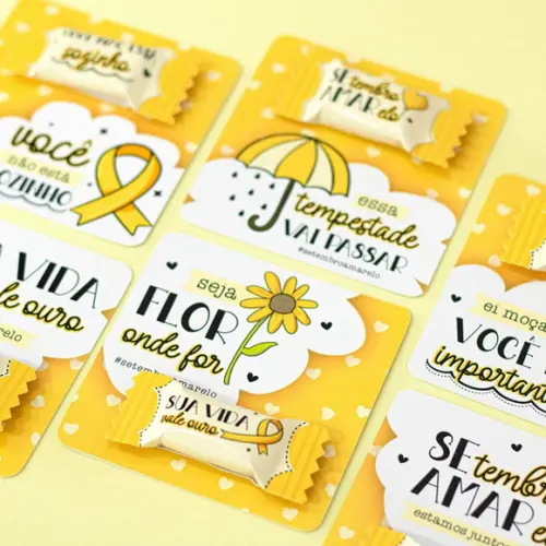 30 Card com Bala Personalizada