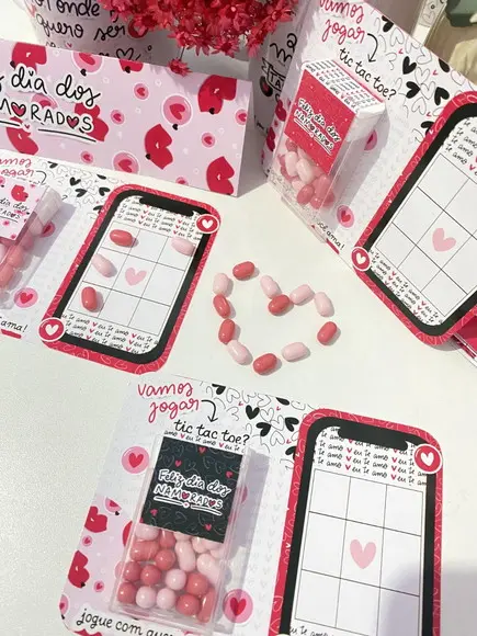 30 Card com Tictac Dia dos Namorados