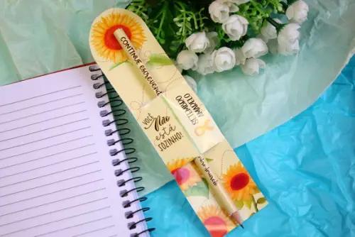 30 Card com Lápis Setembro Amarelo