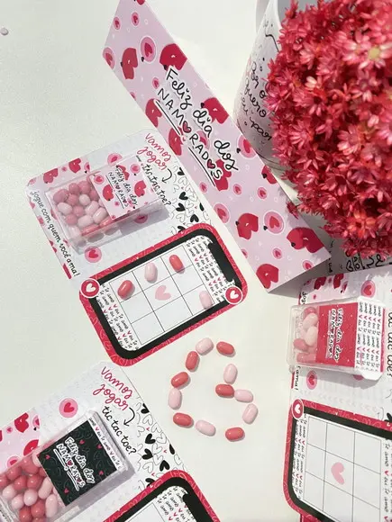 30 Card com Tictac Dia dos Namorados
