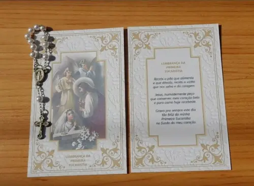 40 Santinhos Personalizados