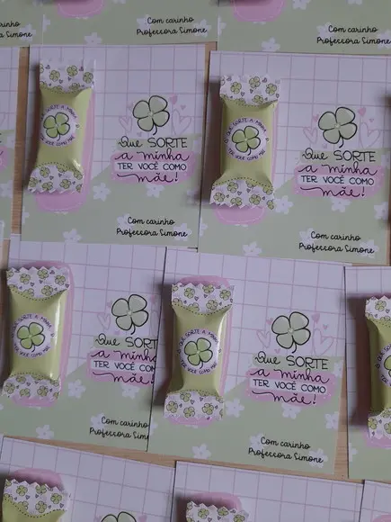 50 Card Balinha Personalizada