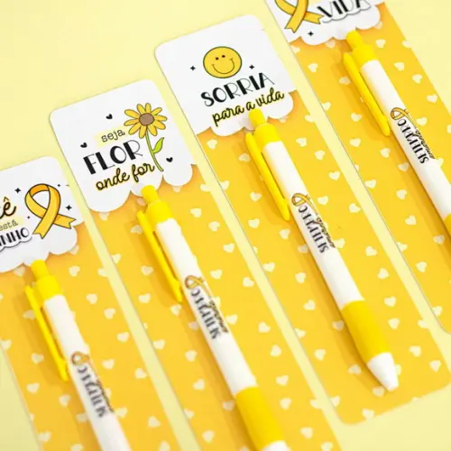 50 Cards Caneta Setembro Amarelo