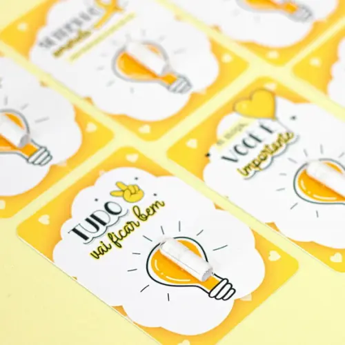 50 Card com Pílula Mensagem