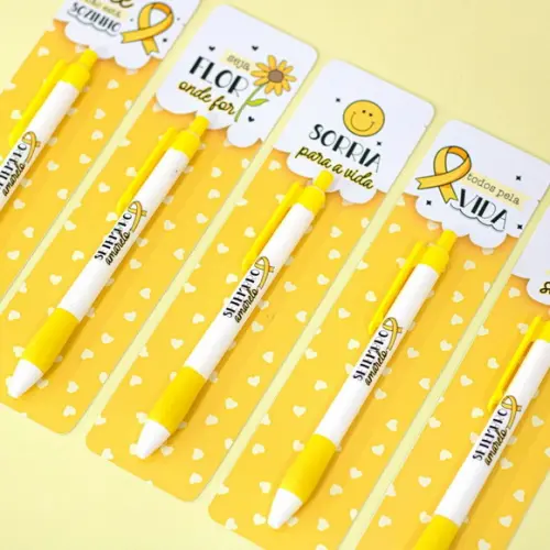 50 Cards Caneta Setembro Amarelo
