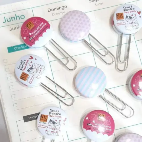 50 Clips para Papel Personalizado