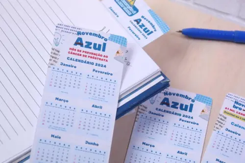 50 Marca Páginas Novembro Azul