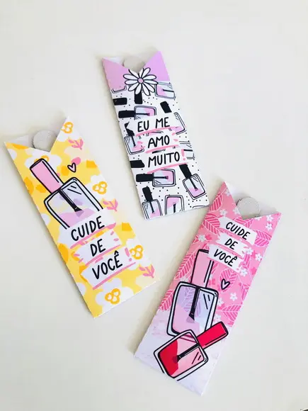 50 Mini Lixa Personalizada Dia das Mulheres