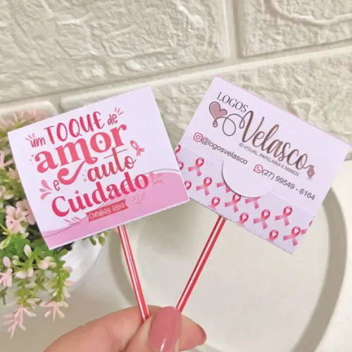 50 Pirulitos Outubro Rosa