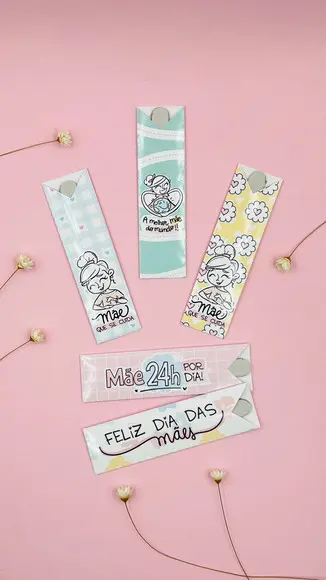 50 Porta Mini Lixa Dia das Mães