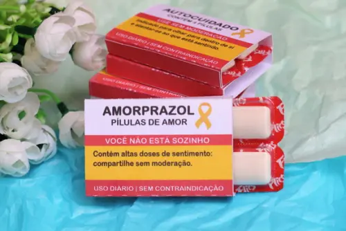 70 Chicletes Personalizados Setembro Amarelo