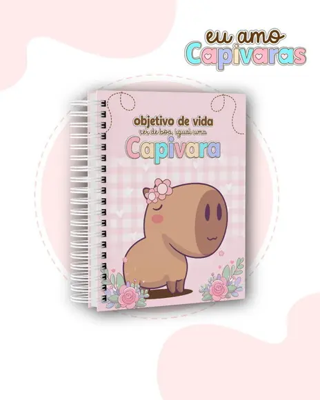 Agenda Capivara 2026 2 Dias Por Página
