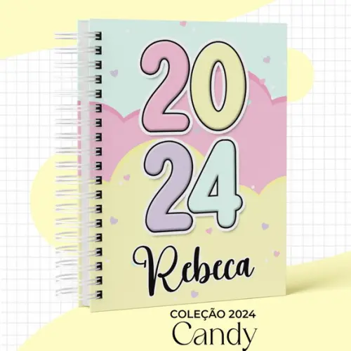 Agenda Coleção Candy 2024