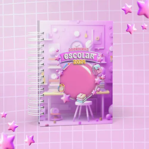 Agenda Escolar 2024 Menina Mascote
