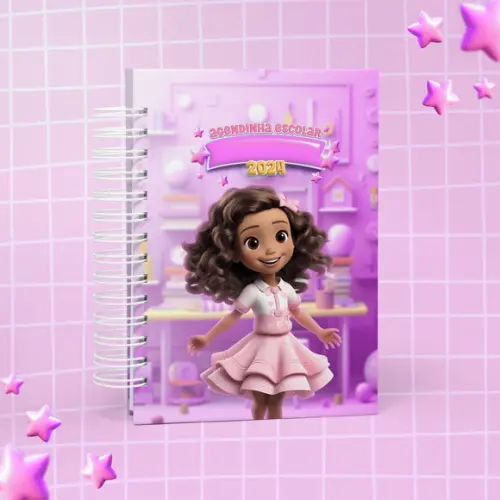 Agenda Escolar 2024 Menina Mascote