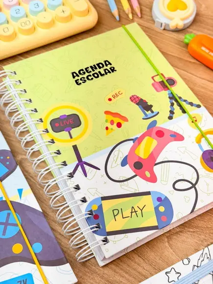 Agenda Escolar 2026 2 Dias Por Página