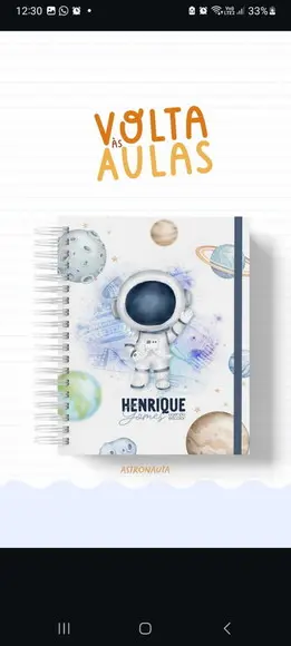 Agenda Escolar Astronauta 2026