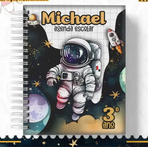 Agenda Escolar Astronauta 2026