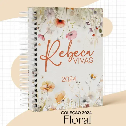 Agenda Floral Coleção 2024