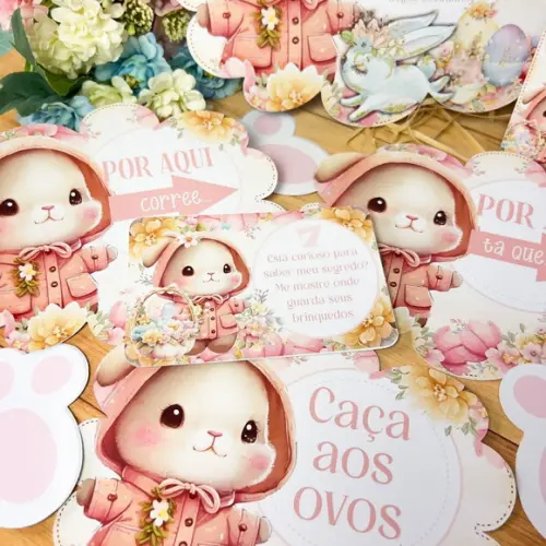 Caça Ovos de Páscoa Cute