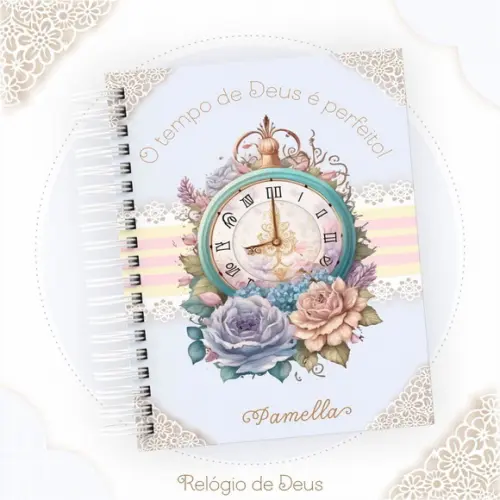 Caderno Capa de Frases Religiosas