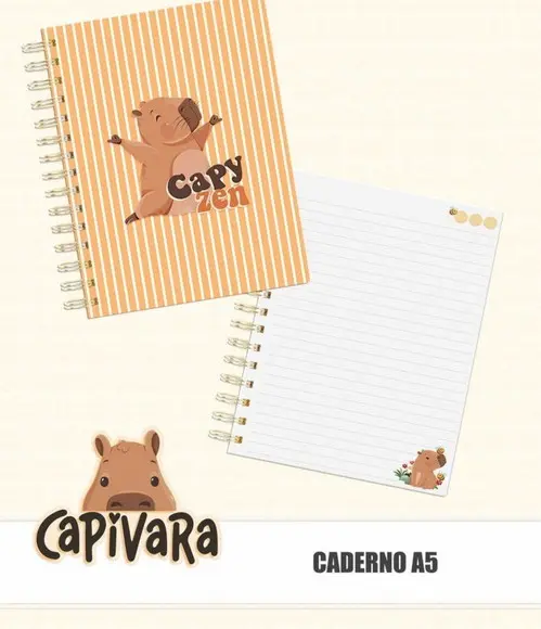 Caderno Capivara