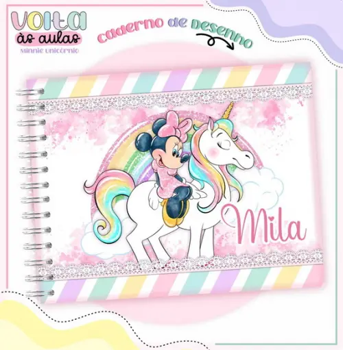 Caderno de Desenho Personalizado