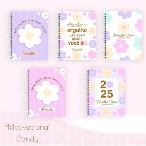 Caderno Decorado Coleção Motivacional