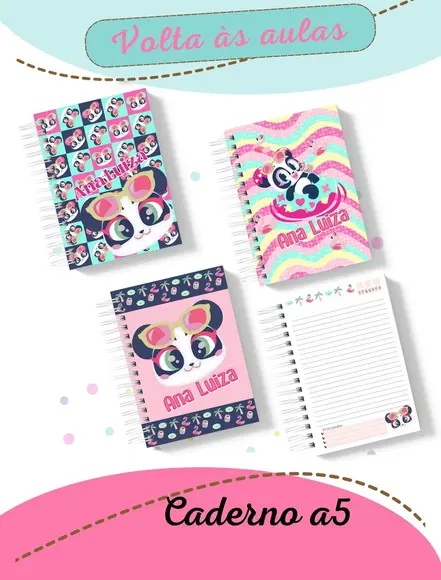 Caderno Escolar Personagens Puket