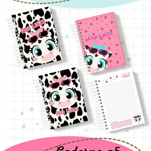 Caderno Escolar Personagens Puket