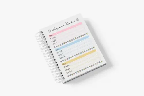 Caderno Logins e Senhas