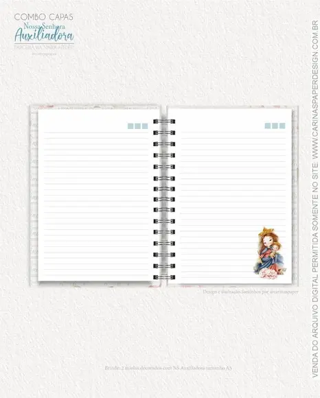 Caderno Nossa Senhora Auxiliadora