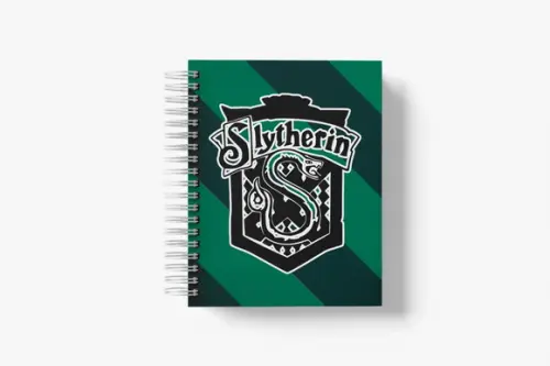 Caderno Pautado e Decorado Harry Potter