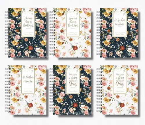 Caderno Personalizado Com Frases Bíblicas