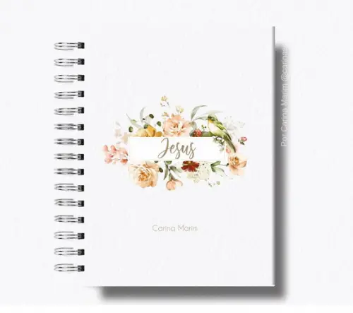 Caderno Personalizado Com Frases Bíblicas
