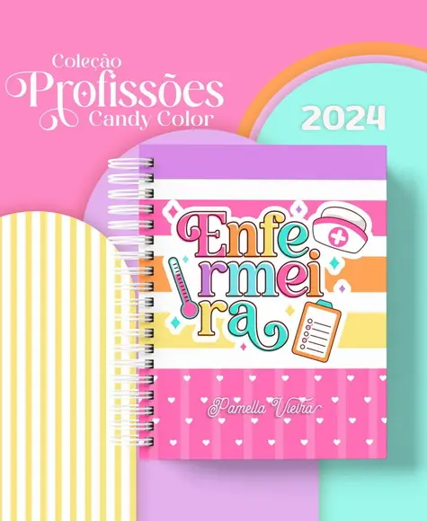 Caderno Profissões Personalizado