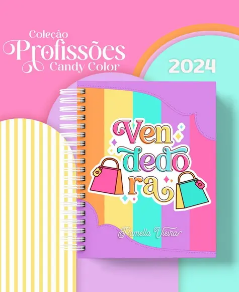 Caderno Profissões Personalizado