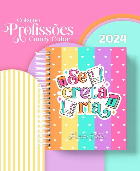 Caderno Profissões Personalizado